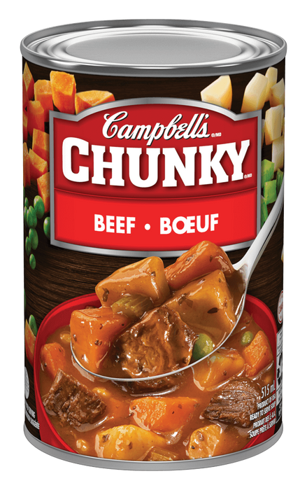 CAMPBELL CHUNKS BEEF SOUP 515 ML