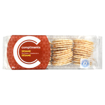 COMPLIMENTS, RICE SESAME CRACKERS, 100g