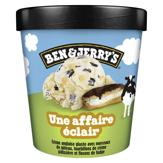 BEN & JERRY'S UNE AFFAIRE ÉCLAIR 473 ML