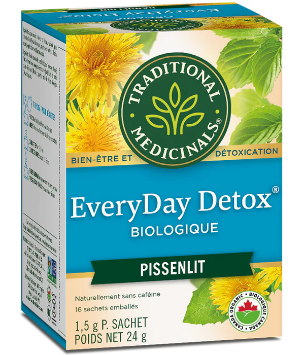 TRADITIONAL MEDICINALS DAILY DETOX ORGANIC DANDELION TISANE, 20S, 30 G