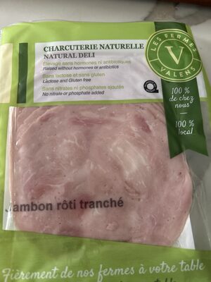 FERMES VALENS JAMBON ROTI TRANCHE 120G