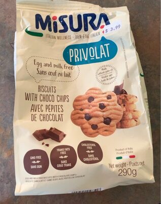 MISURA BISCUITS PÉPITES CHOCOLAT 290G