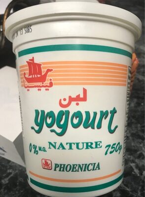 PHOENICIA YOGOURT NATURE 0% 750G