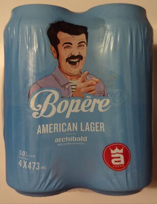 ARCHIBALD BOPERE LAGER 5% CAN 4x473 ml
