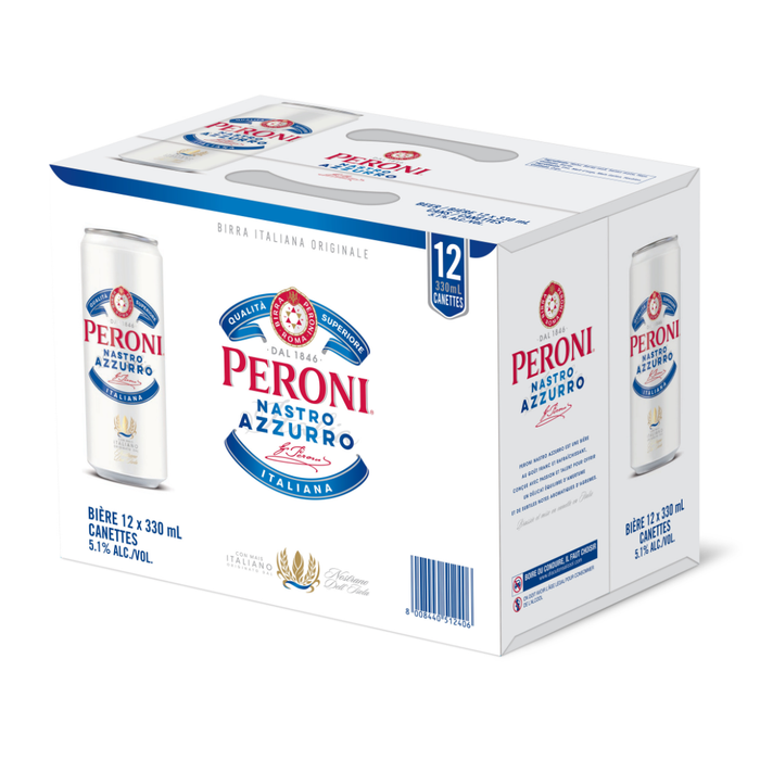 PERONI BIERE ITALIENNE CAN. 12x330 ml