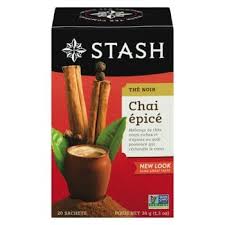 STASH, THÉ NOIR, CHAI ÉPICÉ, 20UN