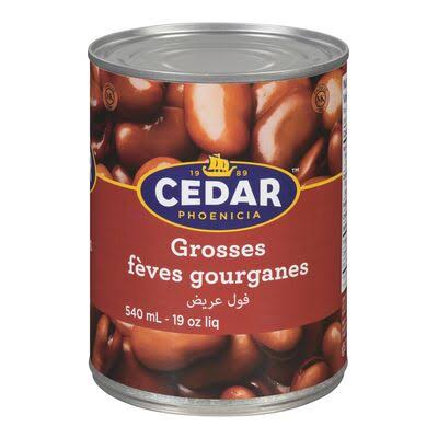 CEDAR, GROSSES FÊVES GOURGANES, 540 ML