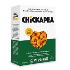 CHICKAPEA, PÂTES VÉGÉTALIEN BIOLOGIQUES COUDES, 227 G