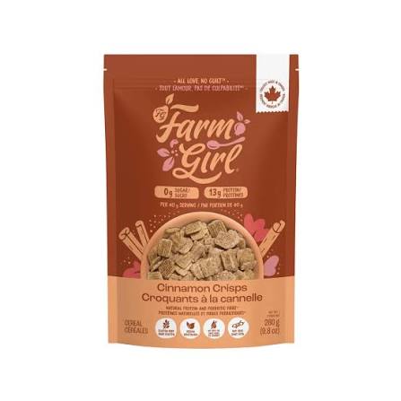FARM GIRL, CÉRÉALES CROQUANTS À  LA CANNELLE 280G