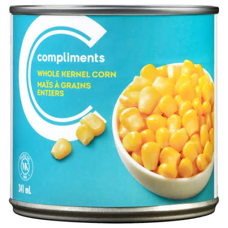 COMPLIMENTS BALANCE, CORN GRAINS LESS SALT, 341 ML
