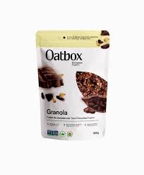 OATBOX, GRANOLA BIO FUISION DE CHOCOLAT NOIR 300G