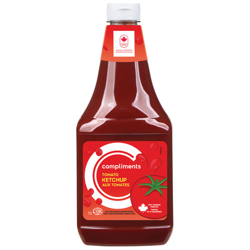 COMPLIMENTS KETCHUP TOMATE CANADA, 1 L