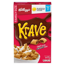 KELLOGG'S KRAVE CHOCOLATE FAMILY CEREAL, 525 G
