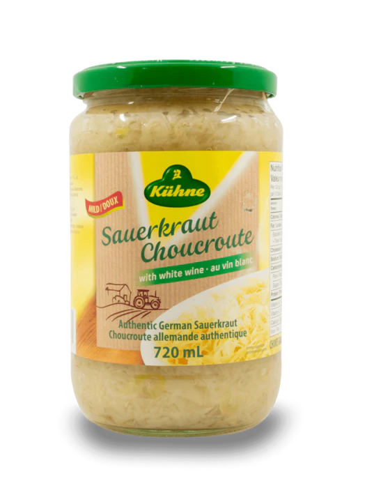 KUHNE, CHOUCROUTE AU VIN BLANC 720ML