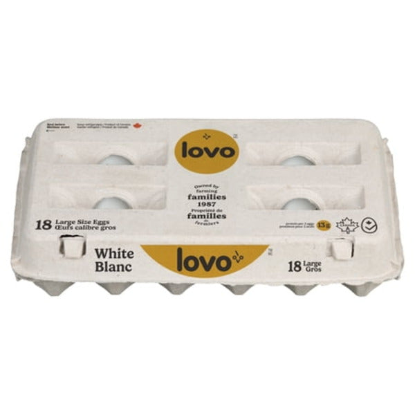LOVO, OEUFS GROS, 18 UN
