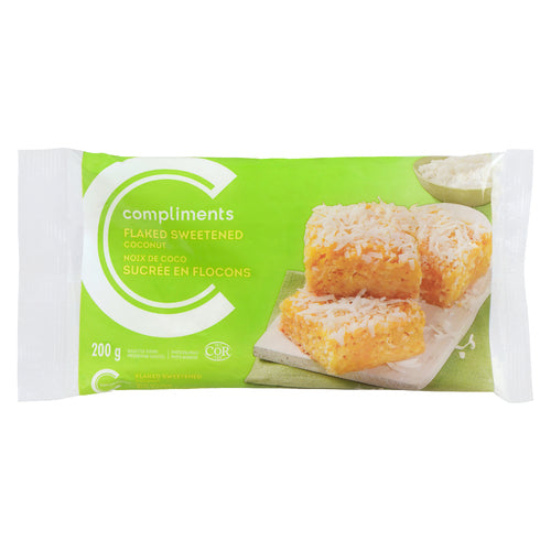 COMPLIMENTS NOIX COCO SUCRÉE EN FLOCONS, 200 G