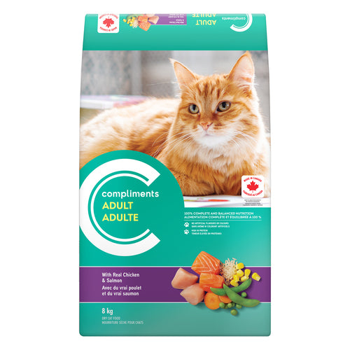 COMPLIMENTS CAT FOOD, 3 COMPLETE BALANCED FLAVORS, 4 KG