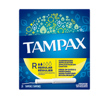 TAMPAX PEARL REGULAR TAMPONS WITHOUT SCENT, 20 U