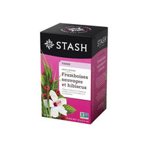 STASH WILD RASPBERRY HERBAL TEA, 20 UN