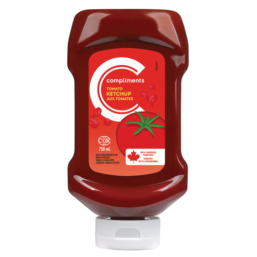 COMPLIMENTS KETCHUP AUX TOMATES 750 ML