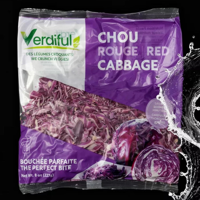 BODEK, GRATED AND WASHED RED CABBAGE, 227G