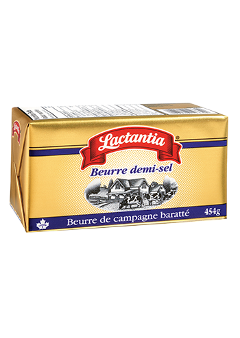 LACTANTIA, BEURRE DEMI-SEL, 454 G