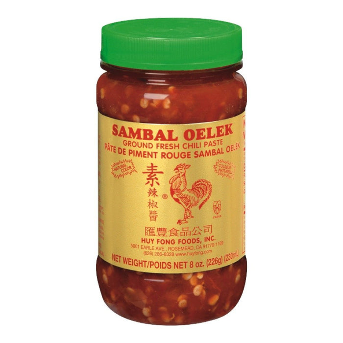 SAMBAL OELEK PÂTES PIMENT ROUGE 230 ML