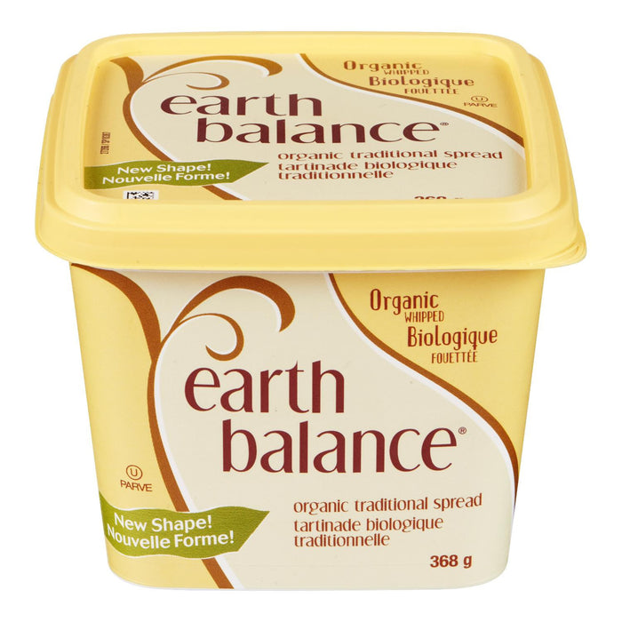 EARTH BALANCE TARTINADE TRADITIONNELLE FOUETTEE BIOLOGIQUE 368 G