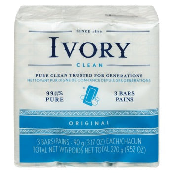 IVORY, ORIGINAL BAR OF SOAP, 3x90 G