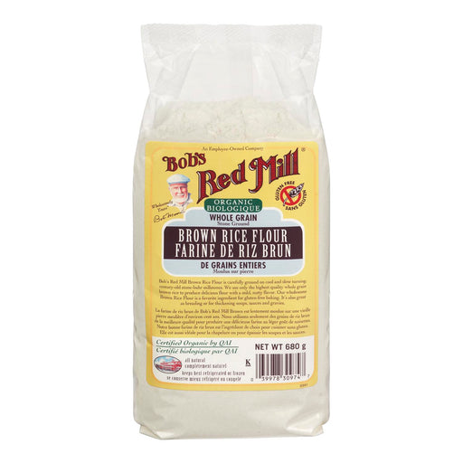 BOB'S RED MILL, FARINE DE RIZ BRUN BIOLOGIQUE, 680 G