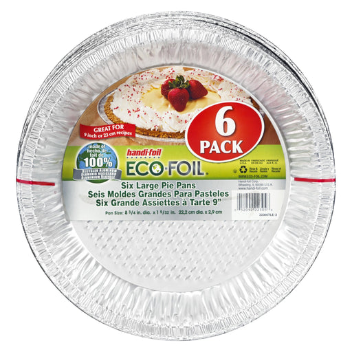 HANDI FOIL ECO FOIL ASSIETTES TARTES GRANDE 6 U