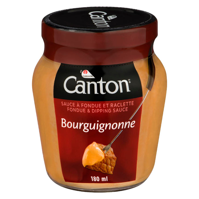 CANTON FONDUE SAUCE RACLETTE BOURGUIGNONNE, 180 ML
