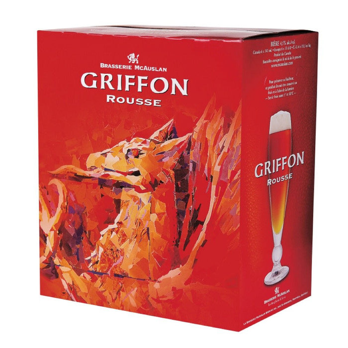 GRIFFON BIÈRE ROUSSE 4.5% 6X341 ML