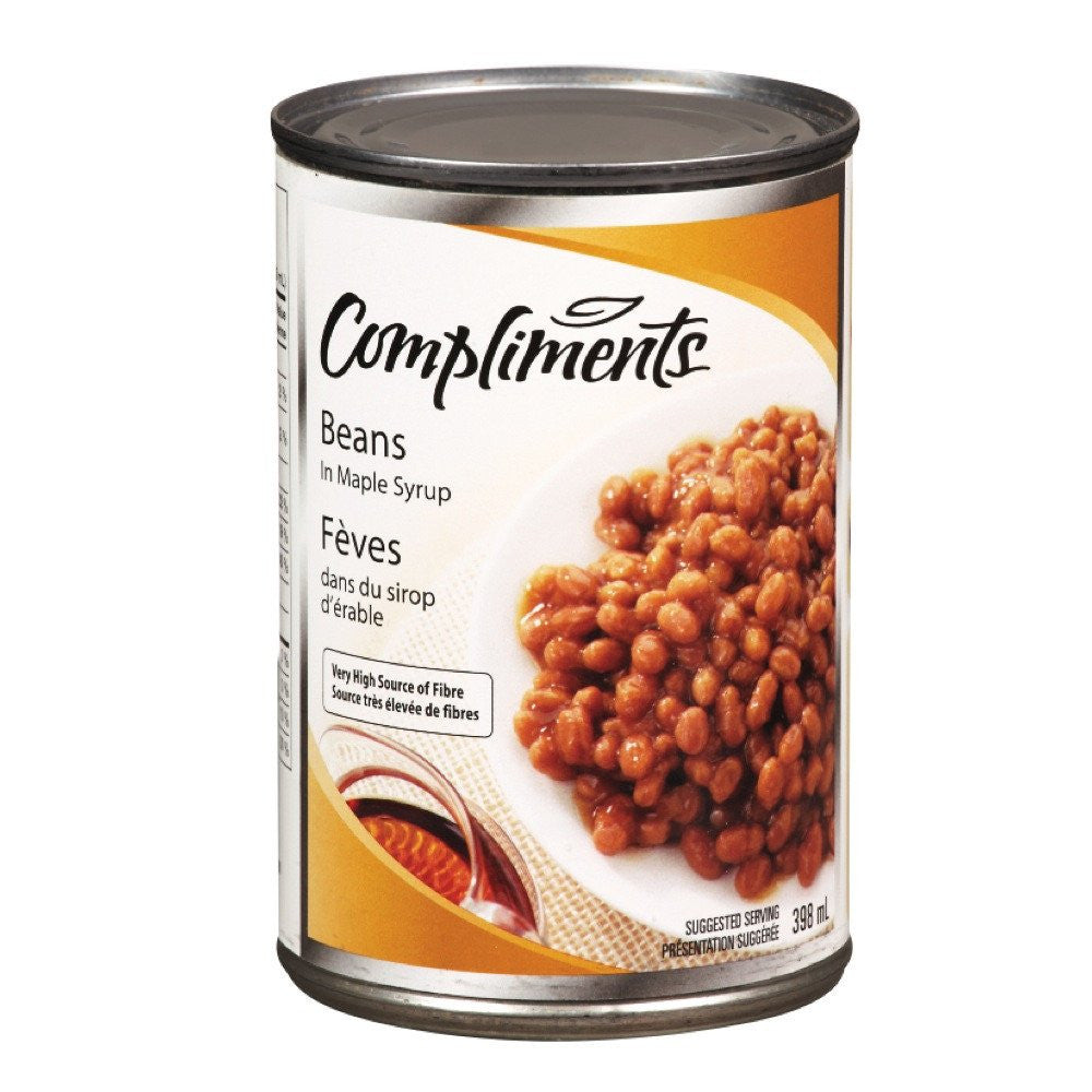 COMPLIMENTS BANK BEANS MAPLE SYRUP, 398 ML — Marché Nuvo