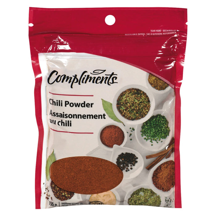 COMPLIMENTS, CHILI EN POUDRE, 155G