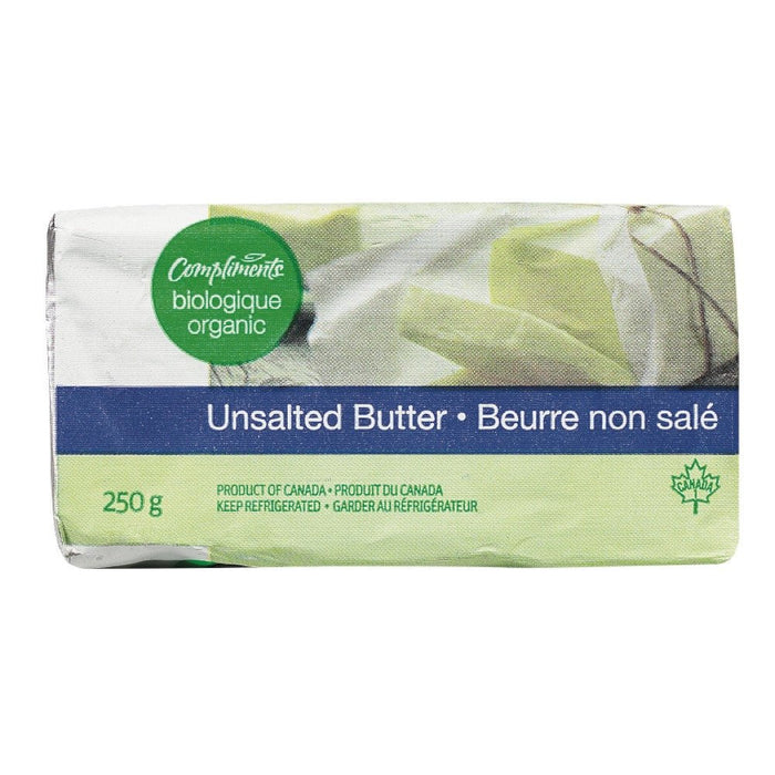 COMPLIMENTS BEURRE NON-SALÉ BIO 250 G