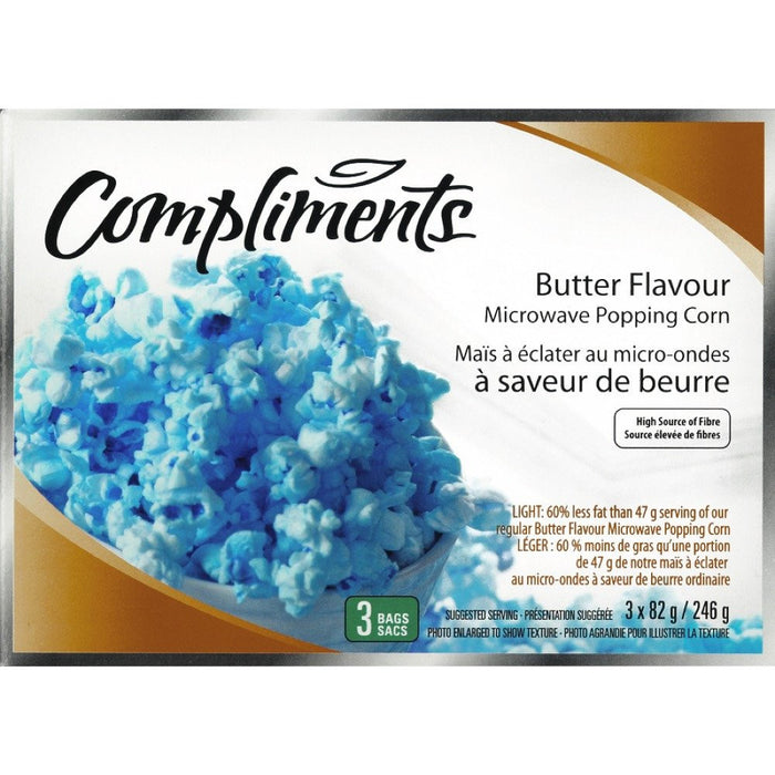 COMPLIMENTS MAÏS ÉCLATER M-O BEURRE 60%MG 246 G