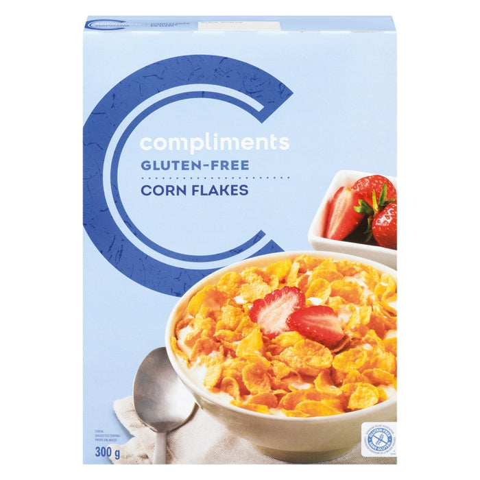 COMPLIMENTS, CÉRÉALES CORN FLAKE SANS GLUTEN, 300 G