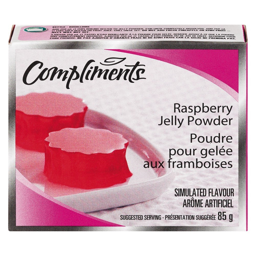 COMPLIMENTS RASPBERRY JELLY POWDER, 85 G — Marché Nuvo
