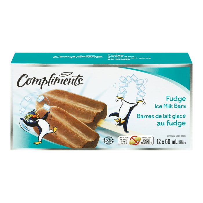 COMP BARRES LAIT GLACE AU FUDGE 12x60 ML
