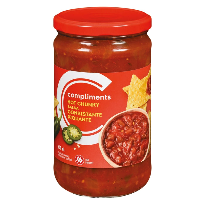 COMPLIMENTS, SALSA PIQUANTE ÉPAISSE, 650 ML