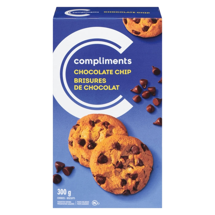COMPLIMENTS, BISCUITS AUX BRISURES DE CHOCOLAT, 300 G
