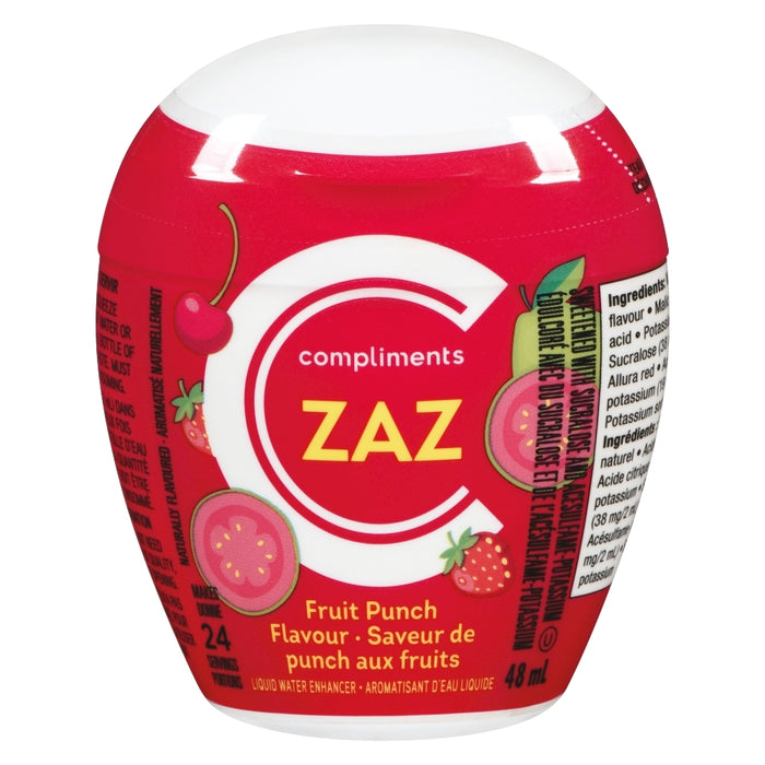 COMPLIMENTS, ZAZ FRUIT PUNCH FLAVOR, 48 ML
