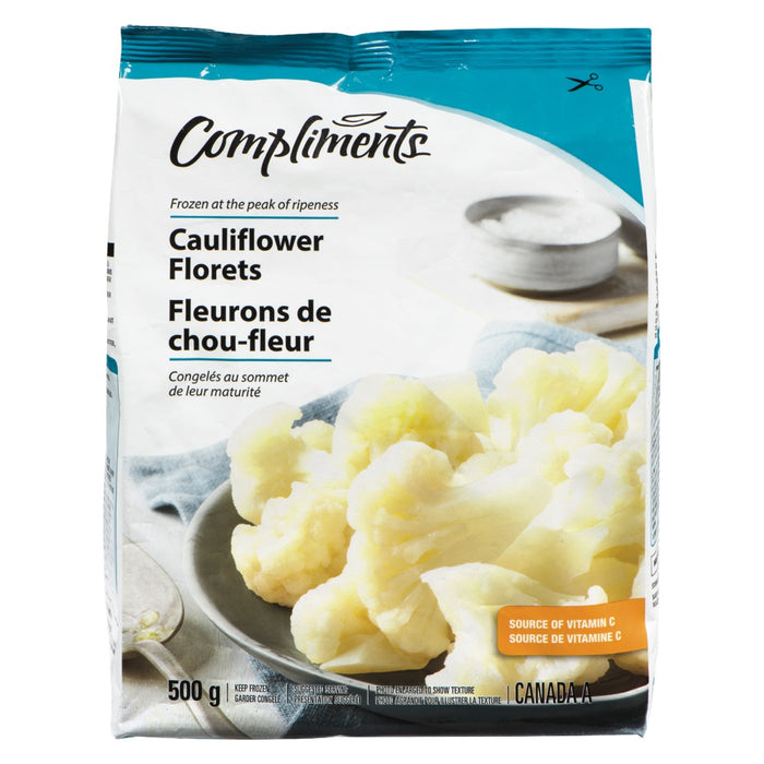 COMPLIMENTS, FLEURONS DE CHOU-FLEUR, 500G