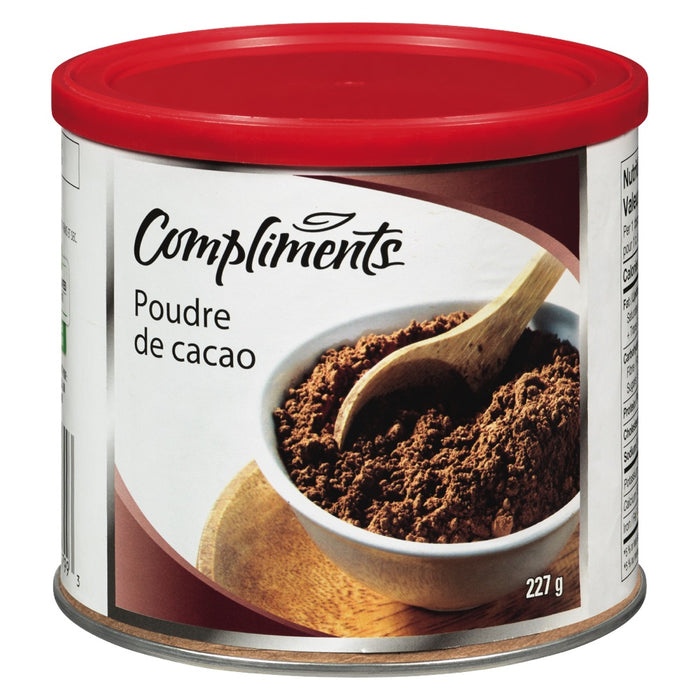 COMPLIMENTS, CACAO EN POUDRE, 227 G