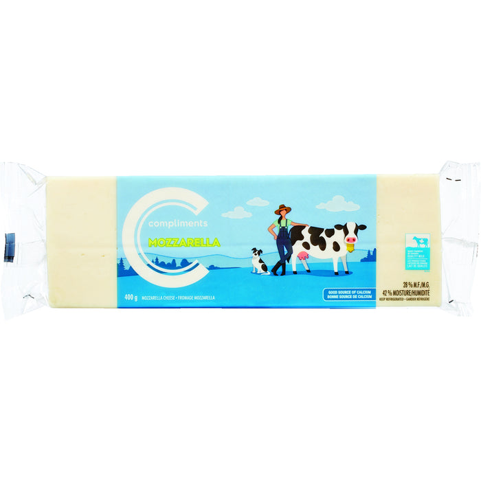 COMPLIMENTS, FROMAGE MOZZARELLA, 400 G