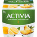 ACTIVIA, YOGOURT PROBIOTIQUE AUX CITRON & À L'ANANAS 2.9%, 8 X 100 G