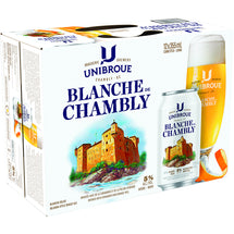 UNIBROUE, CHAMBLY WHITE BEER 5%, 12 X 355 ML