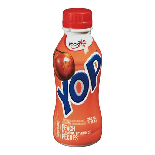 YOPLAIT YOP YOGOURT BOIRE 2% M.G. PECHES 200 ML