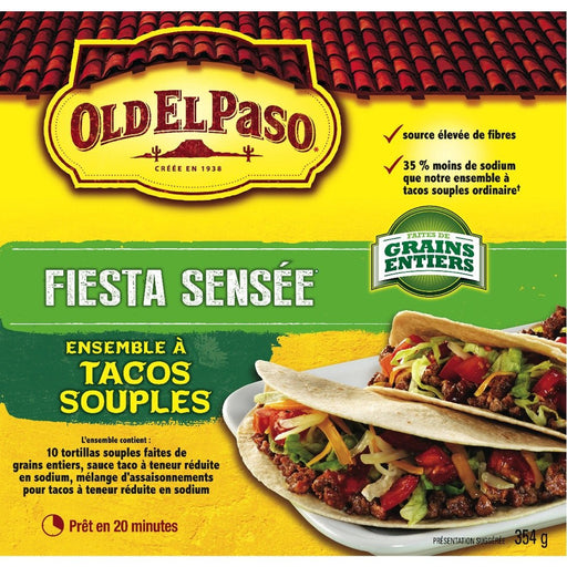 OLD EL PASO TACO SOUPLES FIESTA SENSEE 354 G